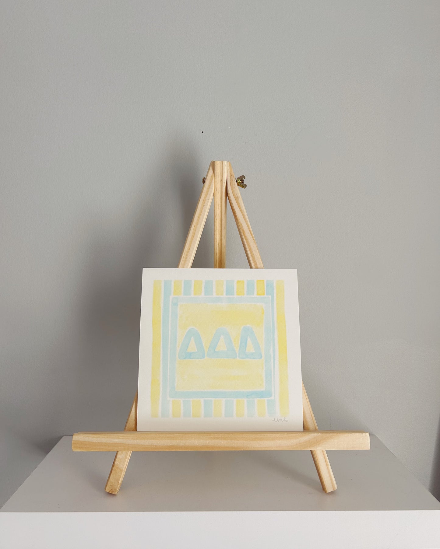 Delta Delta Delta Sorority Print