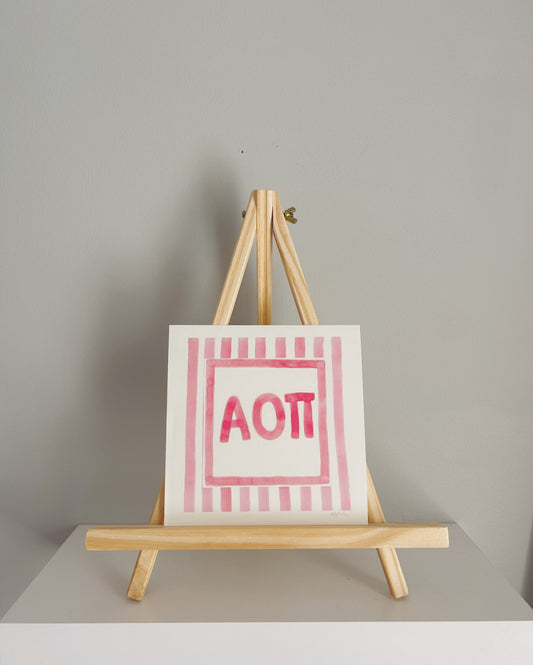 Alpha Omicron Pi Sorority Print